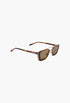 Scales - Rectangular Sunglasses In Tortoiseshell Effect Acetate And Gold Metal - GLAM MODA